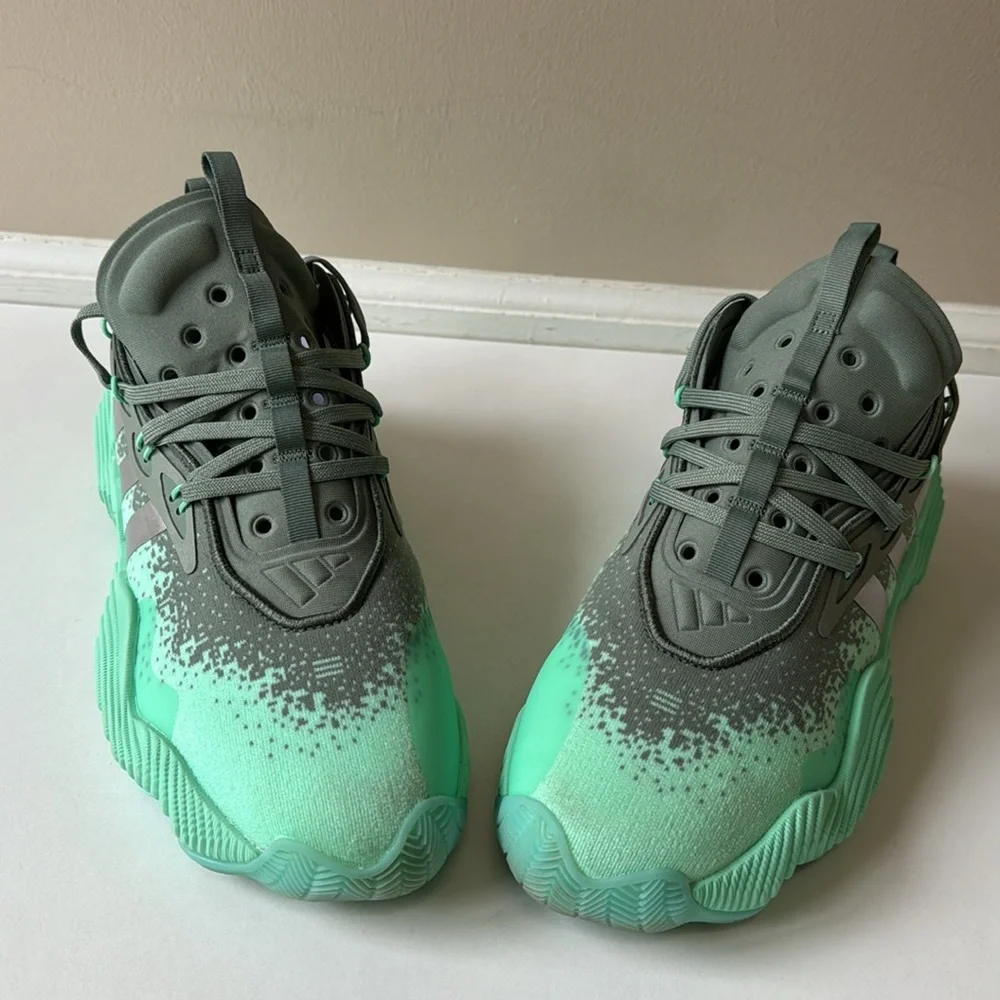 ADIDAS TRAE YOUNG 3 IF5591 BASKETBALL SHOES MINT/SILVER GREEN - Size 10.5 - Picture 11 of 12